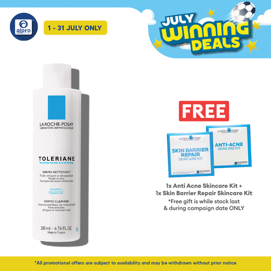 La Roche Posay Toleriane Dermo Cleanser 200ml | Gently Remove Impurities La Roche Posay