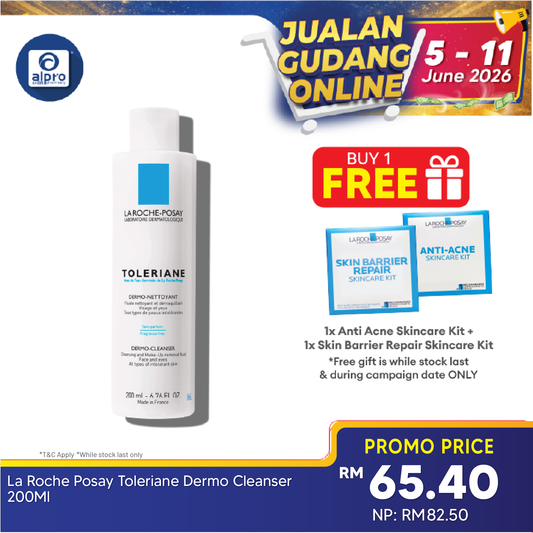 La Roche Posay Toleriane Dermo Cleanser 200ml | Gently Remove Impurities La Roche Posay