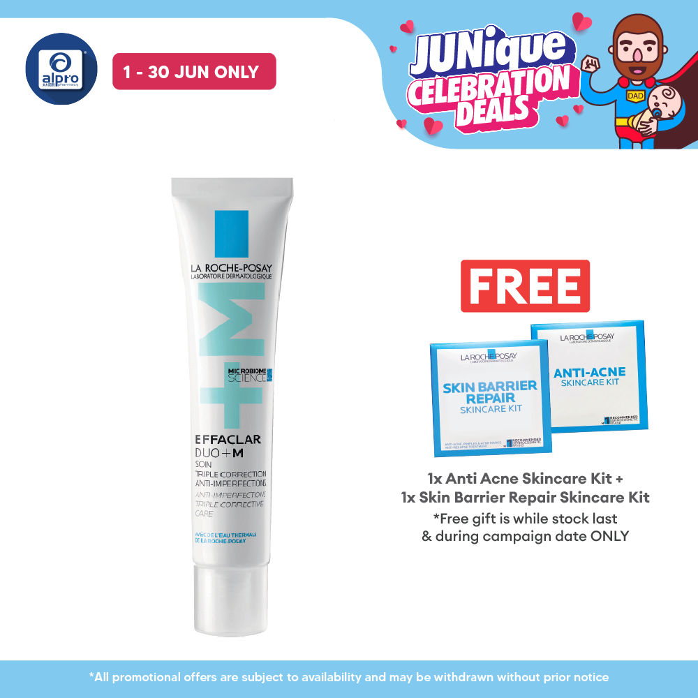 La Roche Posay Effaclar Duo (+) Acne Moisturiser 40ml | Hydrates Oily Skin La Roche Posay