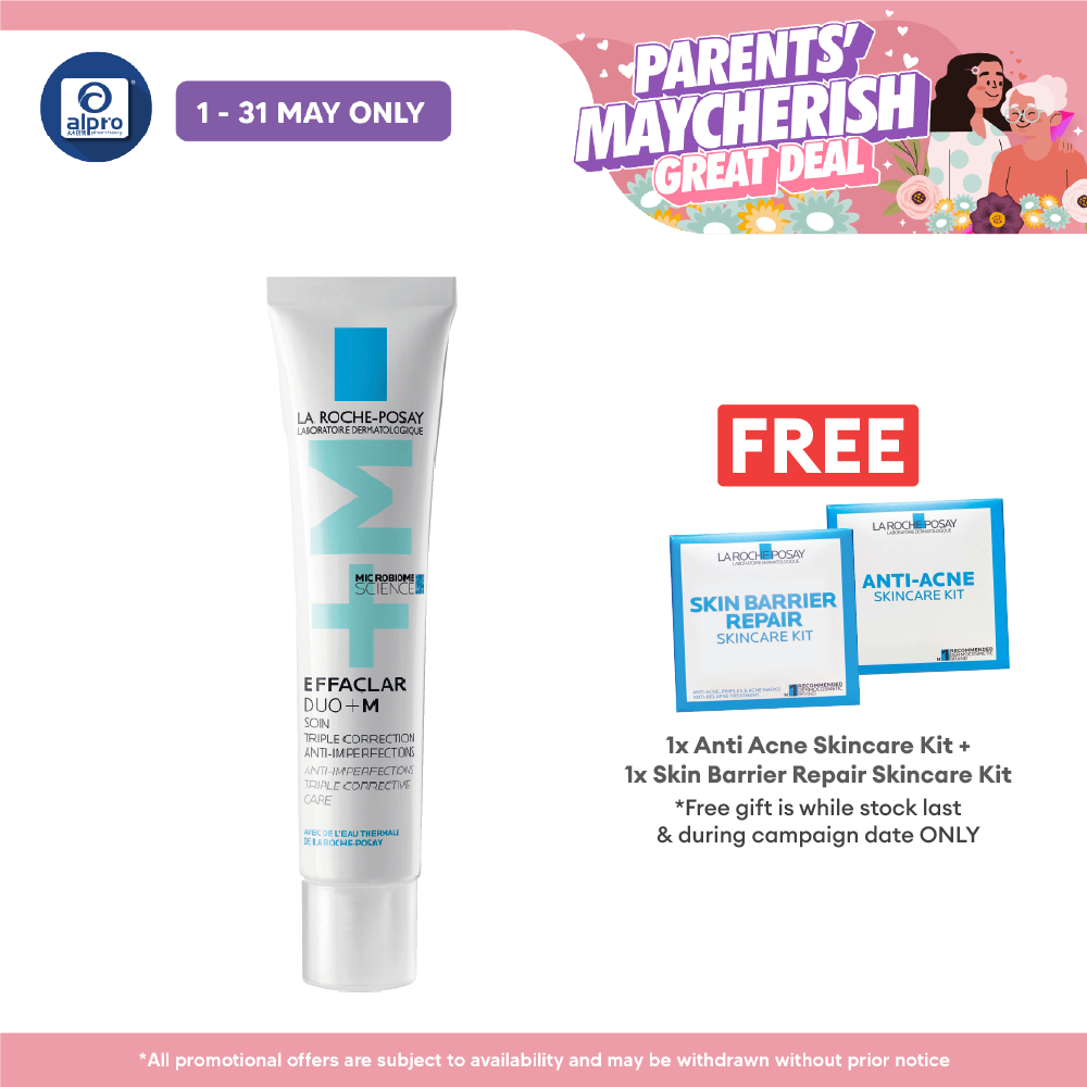 La Roche Posay Effaclar Duo (+) Acne Moisturiser 40ml | Hydrates Oily Skin La Roche Posay