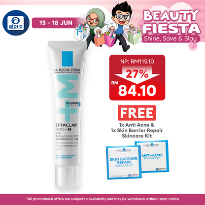 La Roche Posay Effaclar Duo (+) Acne Moisturiser 40ml | Hydrates Oily Skin La Roche Posay