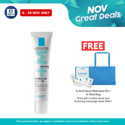 La Roche Posay Effaclar Duo (+) Acne Moisturiser 40ml | Hydrates Oily Skin La Roche Posay