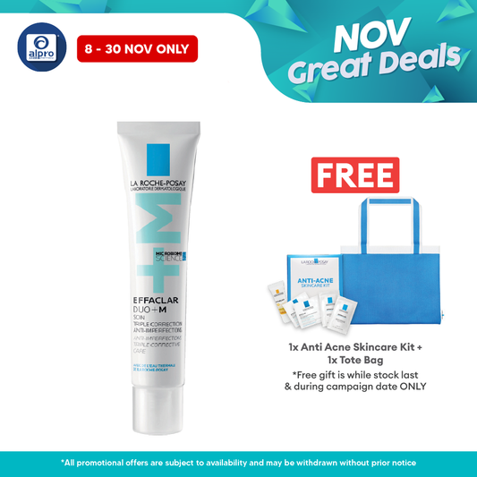 La Roche Posay Effaclar Duo (+) Acne Moisturiser 40ml | Hydrates Oily Skin La Roche Posay