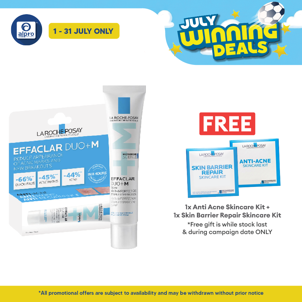 La Roche Posay Effaclar Duo+ Acne Moisturiser 7.5ml | Reduce Appearance Of Acne Marks La Roche Posay