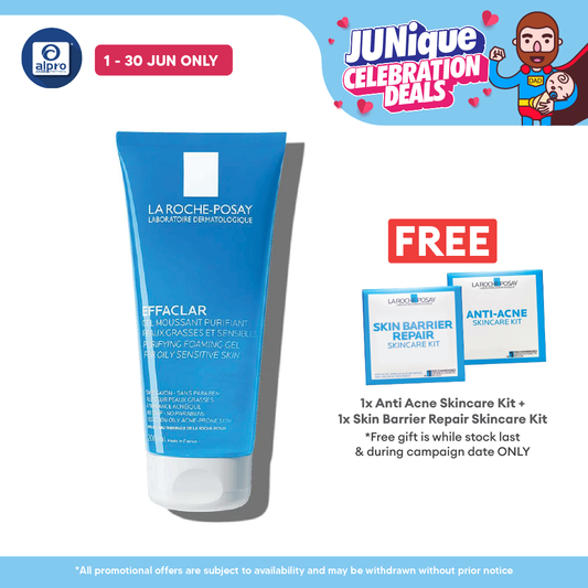La Roche Posay Effaclar Foaming Gel Cleanser 200ml | Reduce Acne La Roche Posay