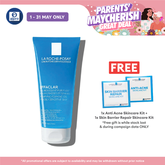 La Roche Posay Effaclar Foaming Gel Cleanser 200ml | Reduce Acne La Roche Posay