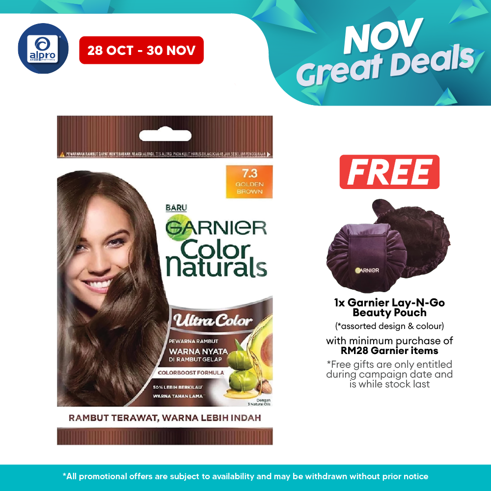 Garnier Color Naturals Express Cream 7.3 Golden Brown Alpro Pharmacy