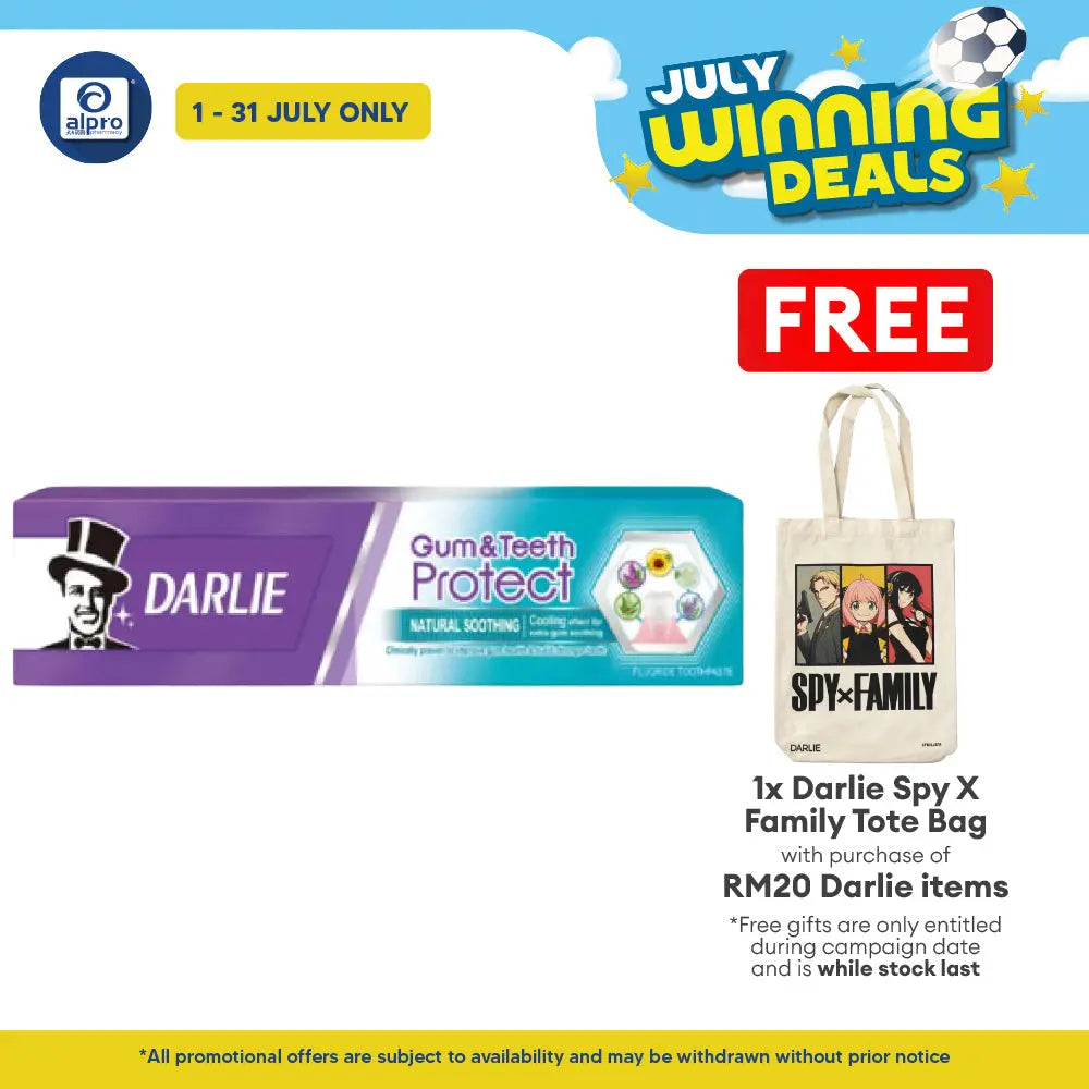 Darlie Gum & Teeth Protect Natural Soothing 140g Darlie