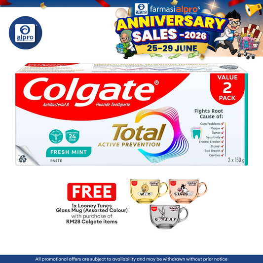 Colgate Total 12 Hour Protection Clean Mint 150g 2s Colgate