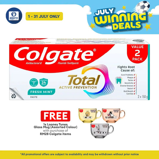 Colgate Total 12 Hour Protection Clean Mint 150g 2s Colgate