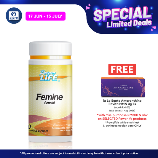 Powerlife Femine Sential 60s | For Women General Health Powerlife