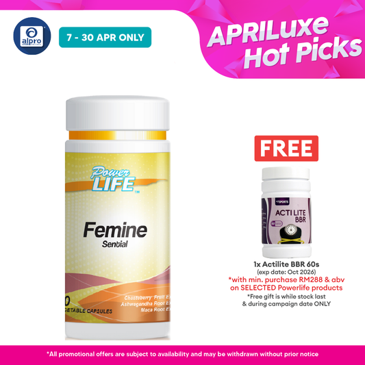 Powerlife Femine Sential 60s | For Women General Health Powerlife