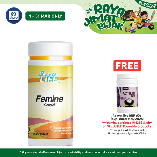 Powerlife Femine Sential 60s | For Women General Health Powerlife