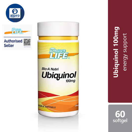 Powerlife Bio-A Nutri Ubiquinol 100mg 30s | Energy for Healthy Body Powerlife