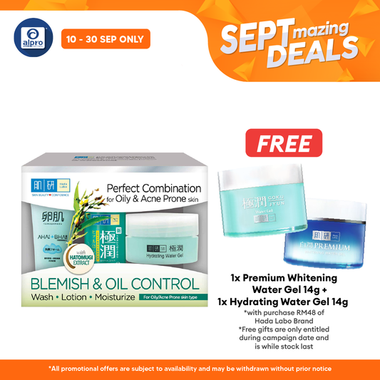 Hada Labo Blemish & Oil Control 123 Trial Set Alpro Pharmacy