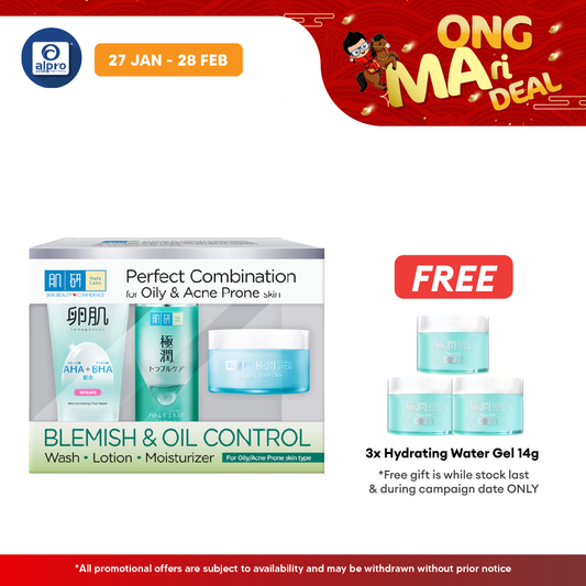 Hada Labo Blemish & Oil Control 123 Trial Set Alpro Pharmacy
