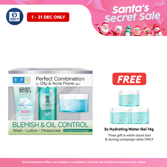 Hada Labo Blemish & Oil Control 123 Trial Set Alpro Pharmacy