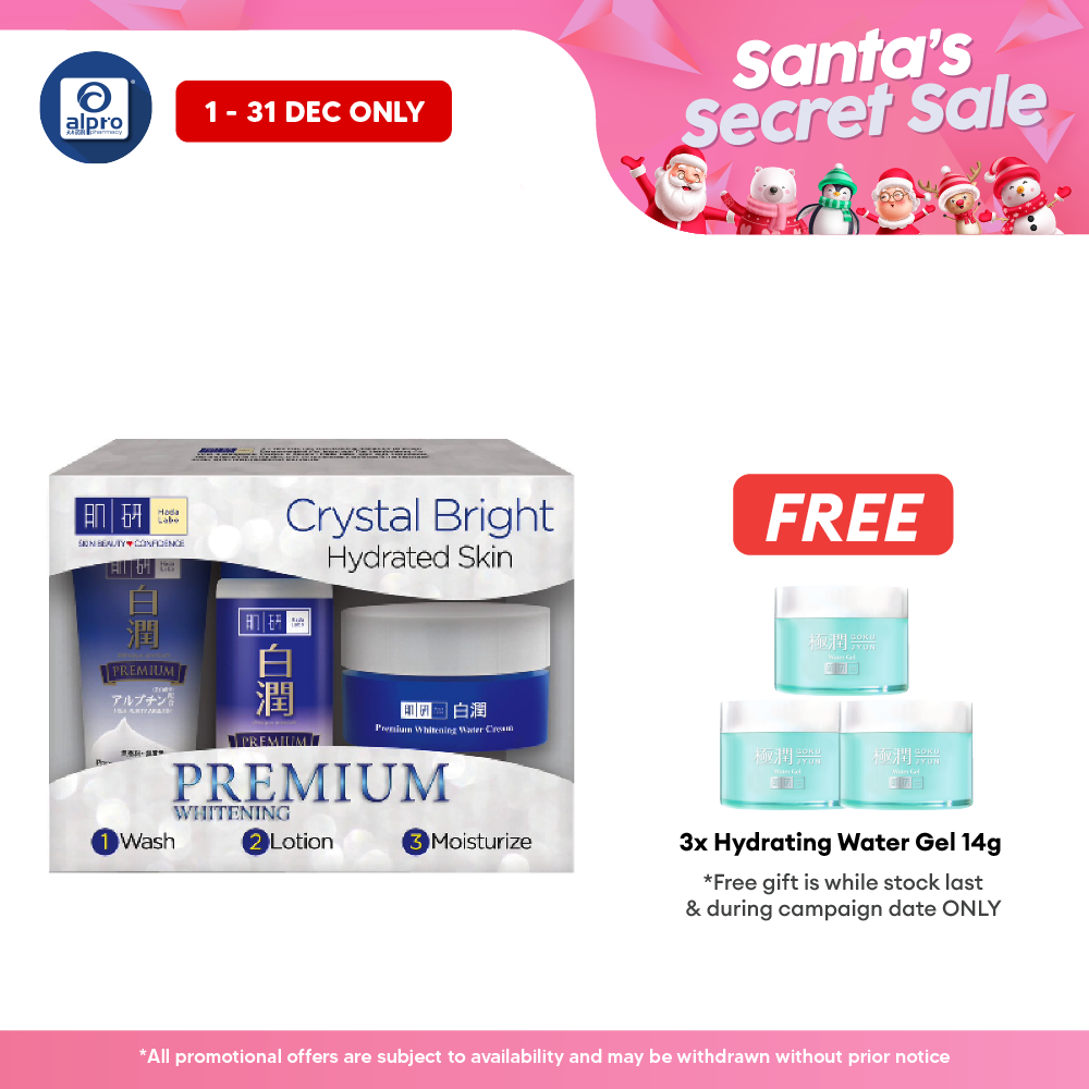 Hada Labo Premium Whitening 123 Trial Set | Improves Skin Brightness Hada Labo