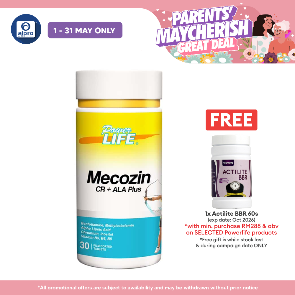 Powerlife Mecozin CR + ALA Plus 30s | Nerve Repair
