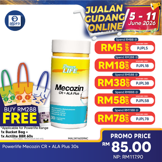 Powerlife Mecozin CR + ALA Plus 30s Powerlife