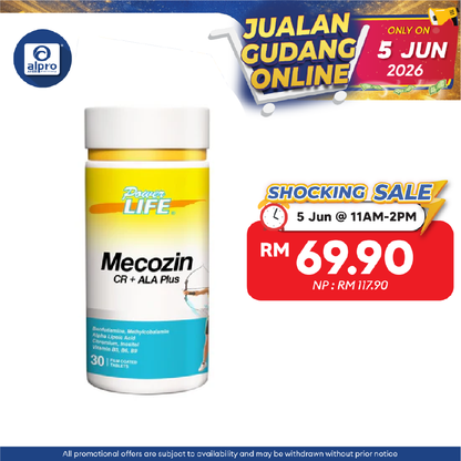 Powerlife Mecozin CR + ALA Plus 30s Powerlife