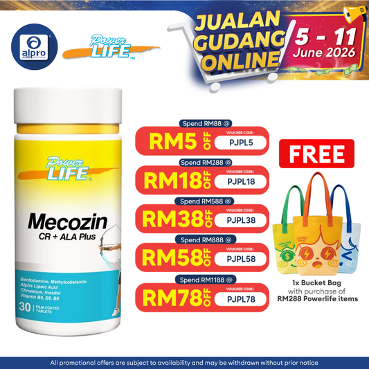 Powerlife Mecozin CR + ALA Plus 30s Powerlife