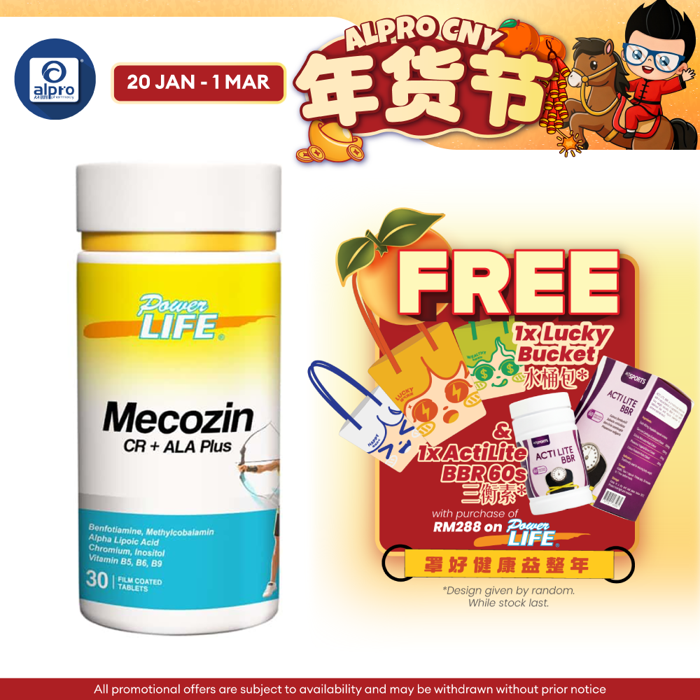 Powerlife Mecozin CR + ALA Plus 30s