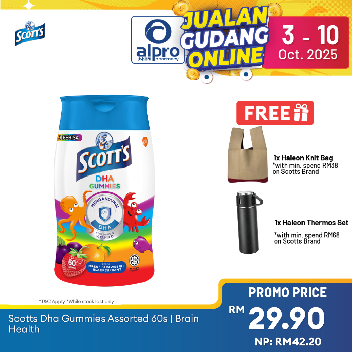 Scotts DHA Gummies Assorted 60s | Brain Health Alpro Pharmacy