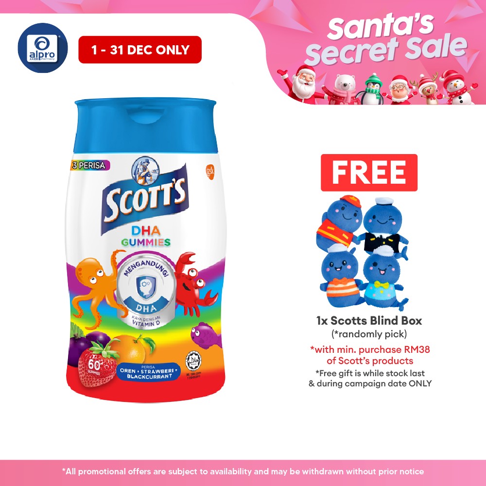 Scotts DHA Gummies Assorted 60s | Brain Health Alpro Pharmacy