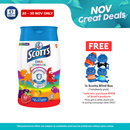 Scotts DHA Gummies Assorted 60s | Brain Health Alpro Pharmacy