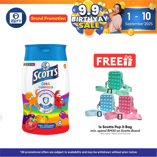 Scotts DHA Gummies Assorted 60s | Brain Health Alpro Pharmacy