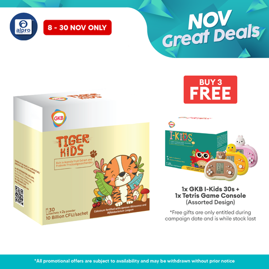 GKB Tiger Kids 2g X 30s Alpro Pharmacy