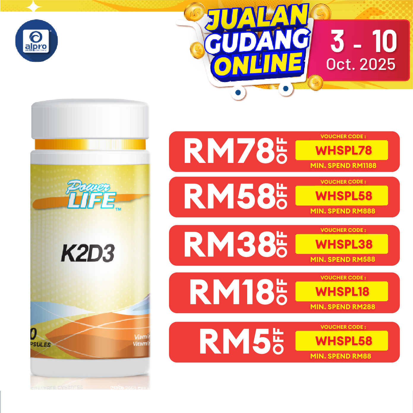 Powerlife K2D3 60s Powerlife
