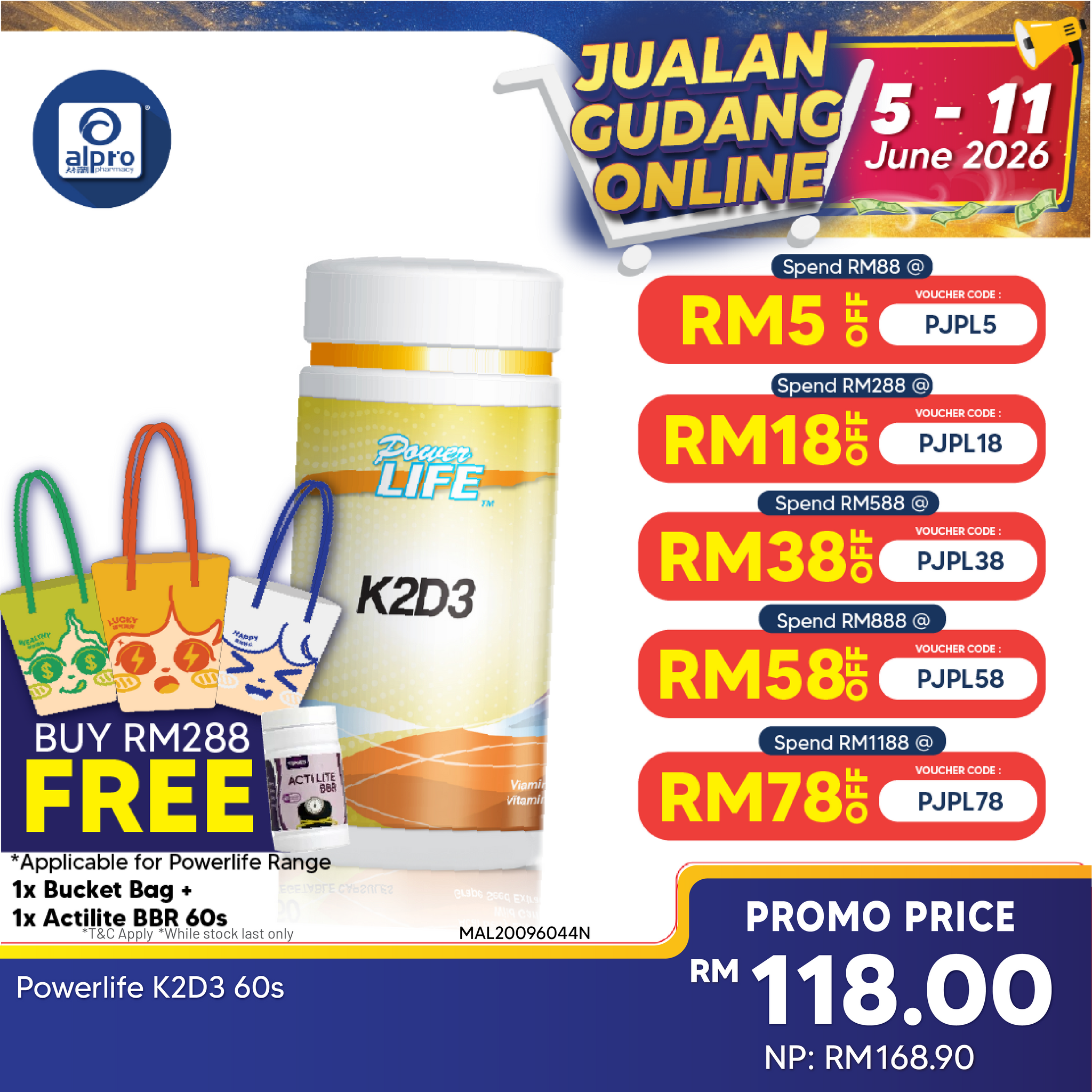 Powerlife K2D3 60s Powerlife
