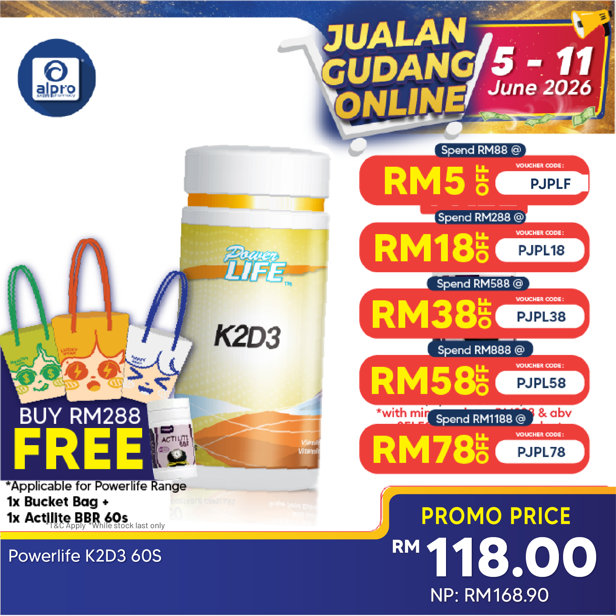 Powerlife K2D3 60s Powerlife