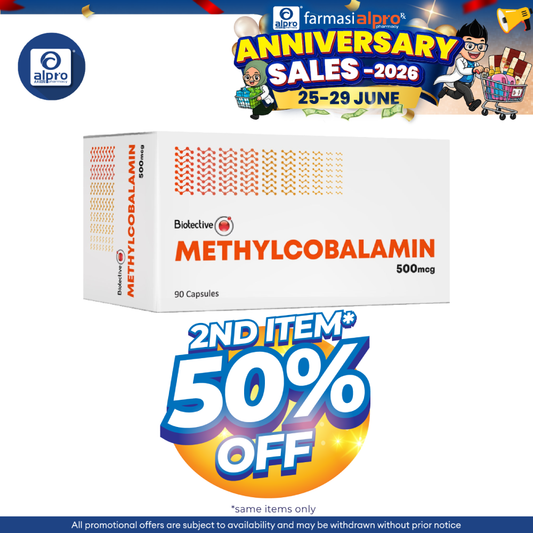 Biotective Vitamin B12 For Nerve Health | Methylcobalamin 500mcg Biotective