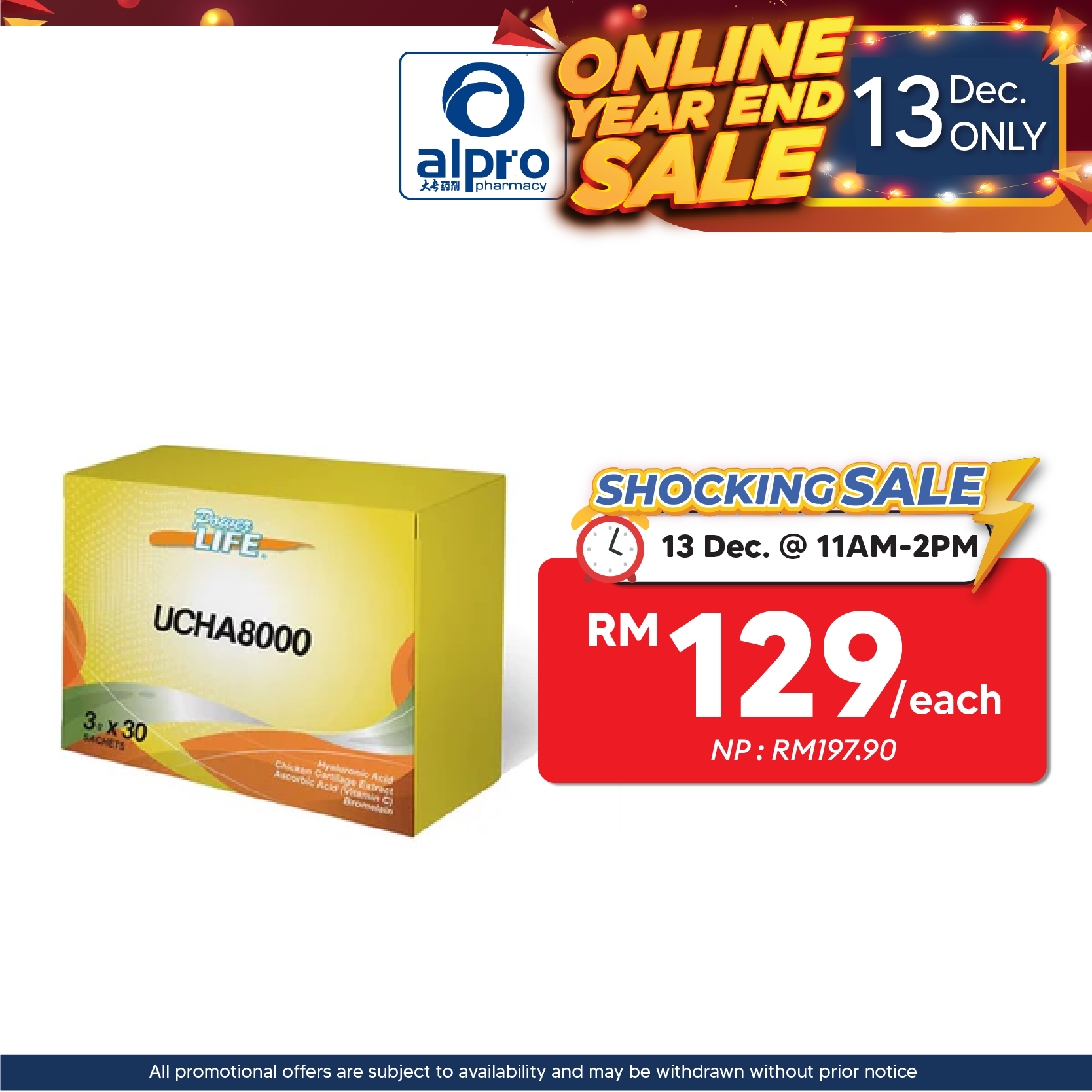 Powerlife UCHA8000 3g 30s