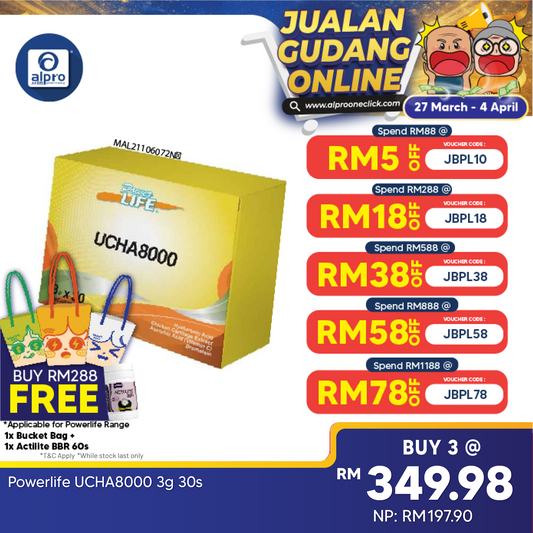 Powerlife UCHA8000 3g 30s Powerlife