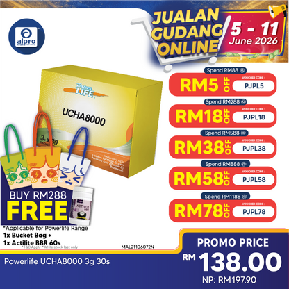 Powerlife UCHA8000 3g 30s Powerlife
