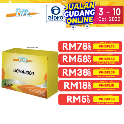 Powerlife UCHA8000 3g 30s Powerlife