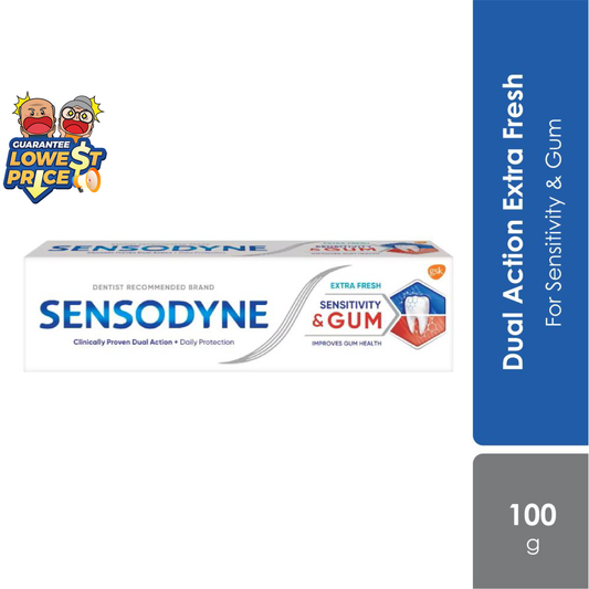 Sensodyne Sensitivity & Gum Extra Fresh 100g | Effectively Relieving Tooth Sensodyne