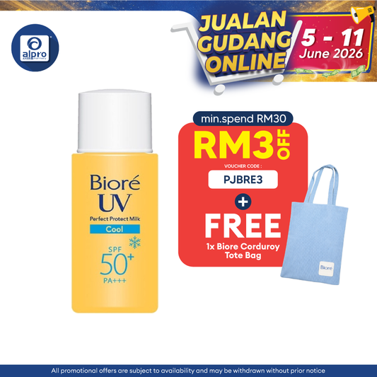 Biore Uv Perfect Protect Milk Cool Spf50 25ml Biore