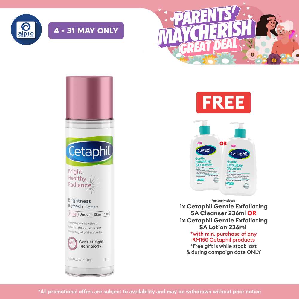 Cetaphil Brightness Refresh Toner 150ml | For Sensitive Skins Cetaphil