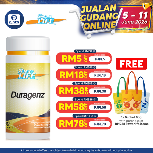 Powerlife Duragenz 60s | For General Health Powerlife