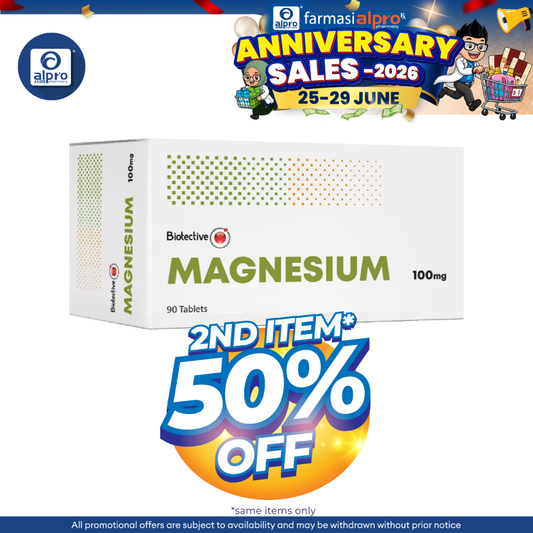 Biotective Magnesium 100mg 9x10s | Muscle & Nerve Support Biotective