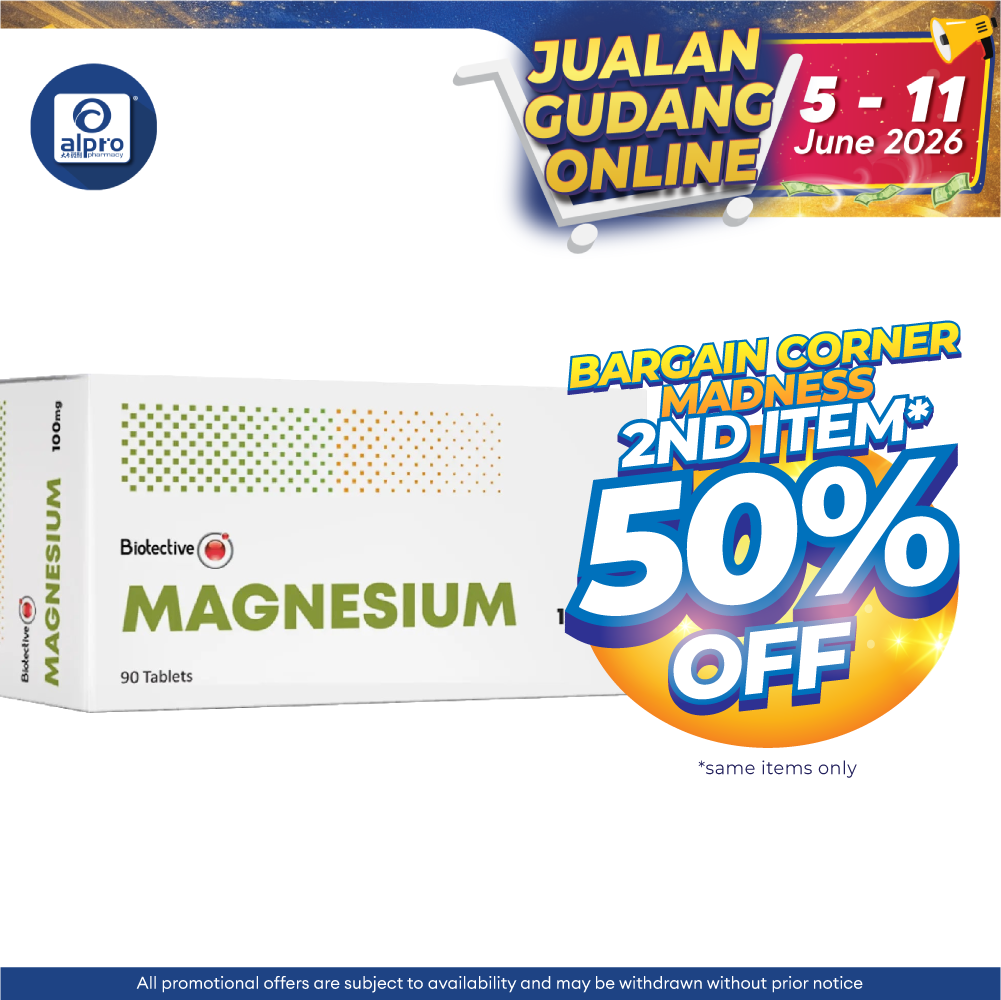 Biotective Magnesium 100mg 9x10s | Muscle & Nerve Support Biotective