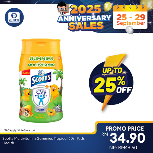 Scotts Multivitamin Gummies Tropical 60s | Kids Health