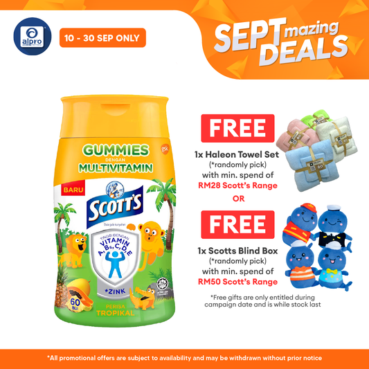 Scotts Multivitamin Gummies Tropical 60s | Kids Health Alpro Pharmacy