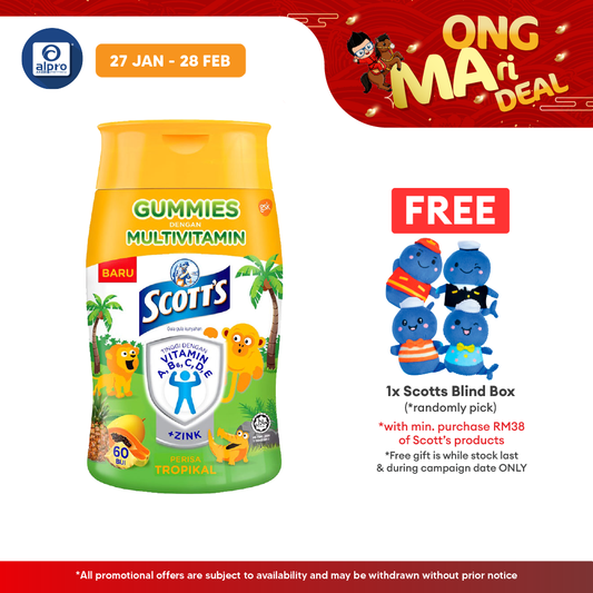 Scotts Multivitamin Gummies Tropical 60s | Kids Health Scotts