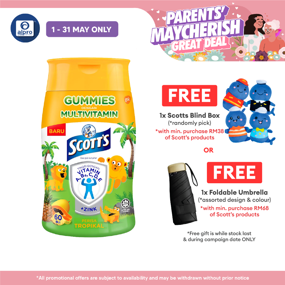 Scotts Multivitamin Gummies Tropical 60s | Kids Health Scotts